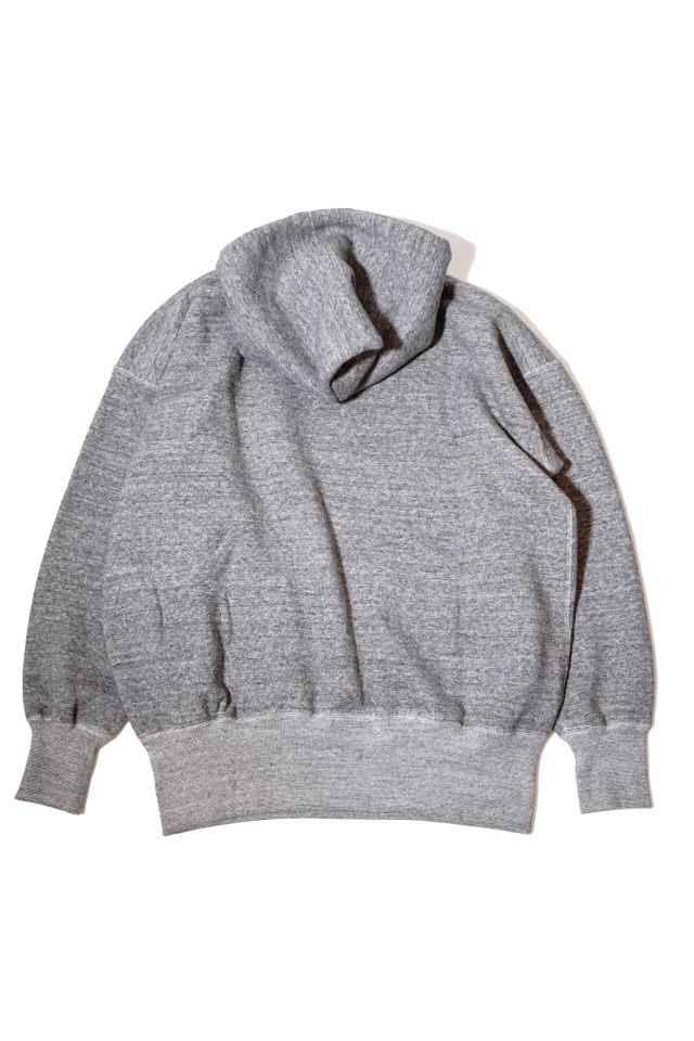 Olde Homesteader "Extra Cotton Fleece / Hooded Long Sleeve" TOP CHARCOAL