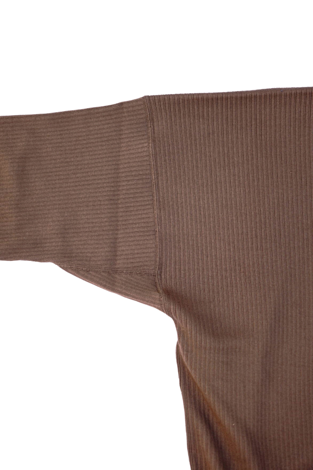 Olde Homesteader "Crew Neck Longsleeve" - Swedenish Army Rib - RUSTIC WOOD