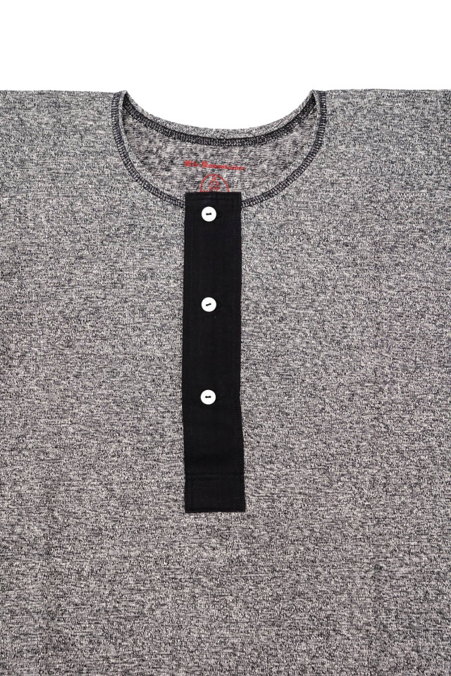 Olde Homesteader "Henley Neck Long sleeve" -Rustic Jersey- BLACK