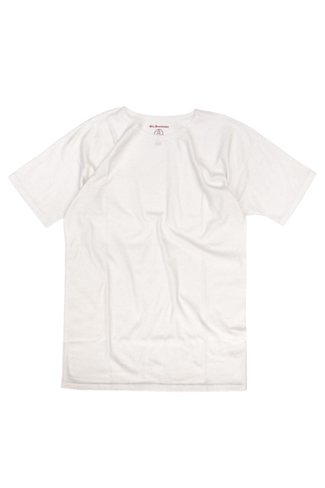 Olde Homesteader "Crew Neck Short sleeve" -Rustic Jersey- OFF WHITE