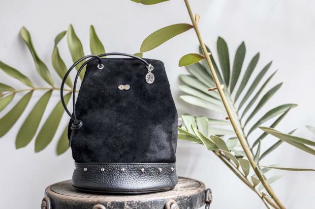 PEANUTS & Co. Daily Bag "STUDS" BLACK