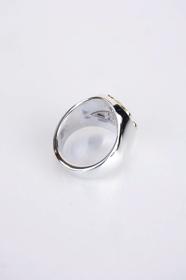 PEANUTS & Co. Signet ring Small K18Gold×Silver