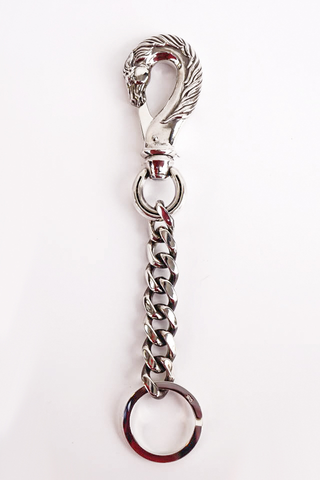 PEANUTS & Co. Special Order horse key chain "L" silver