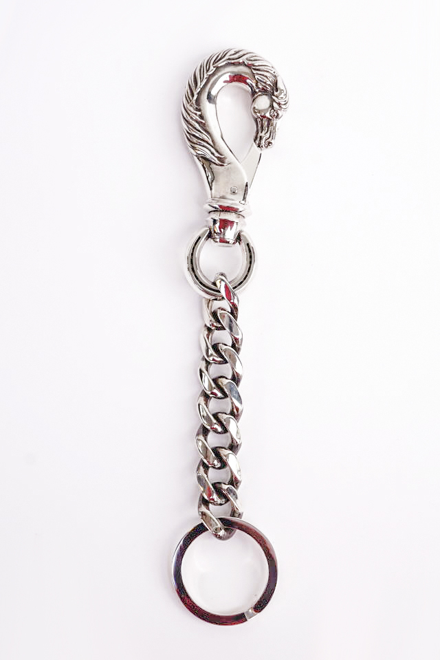 PEANUTS & Co. Special Order horse key chain "L" silver