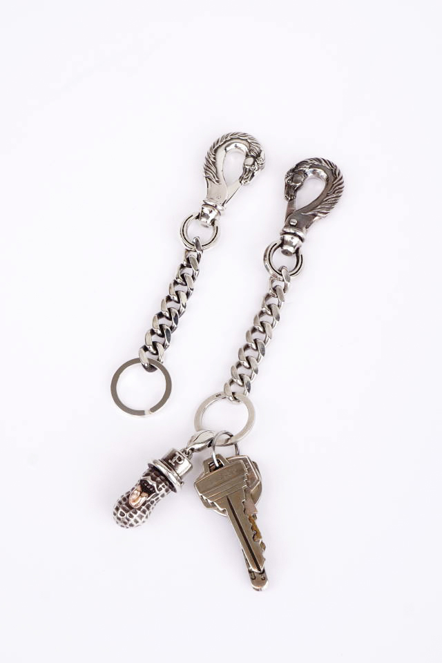 PEANUTS & Co. Special Order horse key chain "L" silver