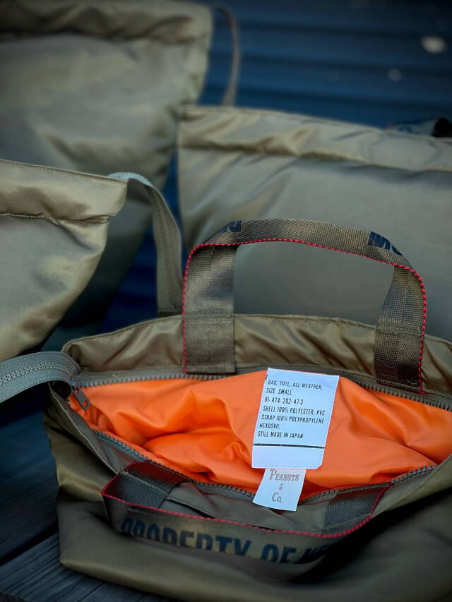 NEXUSVII X Peanuts&Co. "FLIGHT NYLON 2WAY TOTE" S SIZE