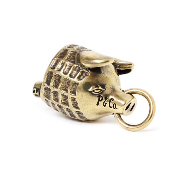 PORKCHOP GARAGE SUPPLY X Peanuts&Co "P's Guardian Bell" Brass