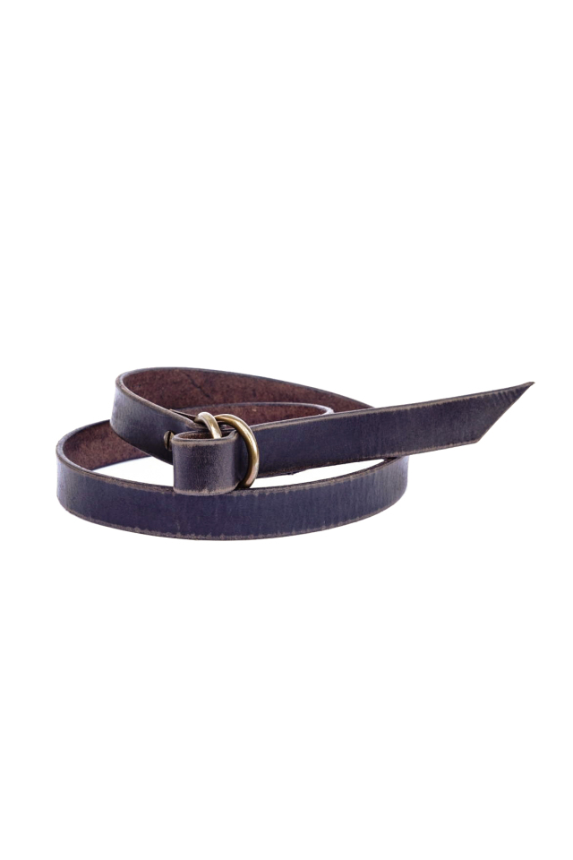 VASCO "LEATHER RING BELT - NARROW"