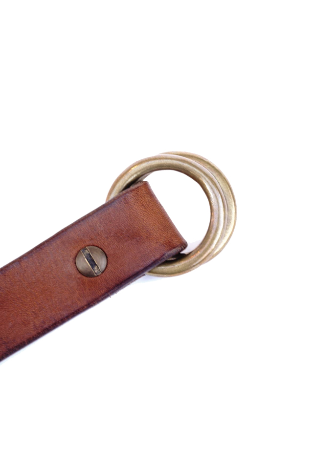 VASCO "LEATHER RING BELT - NARROW"