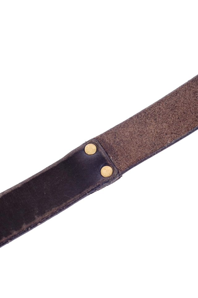 VASCO "LEATHER RING BELT - NARROW"