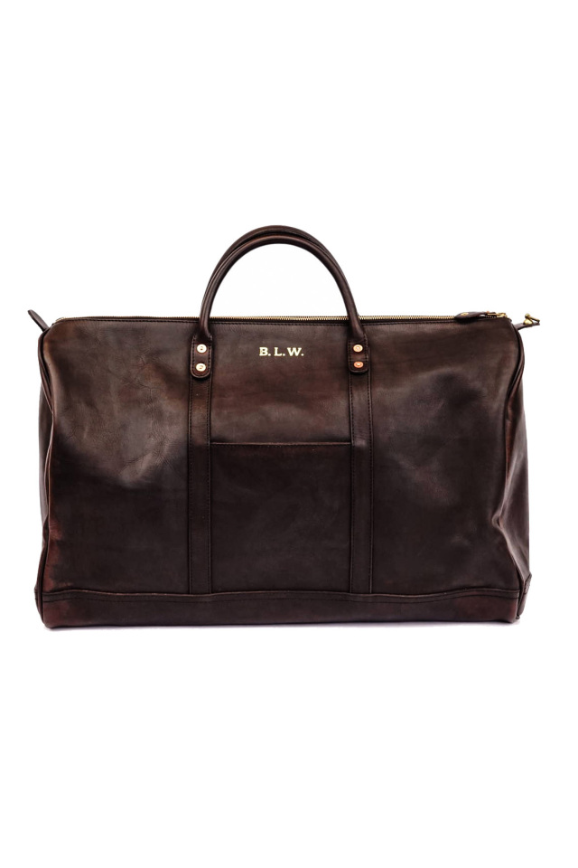 VASCO "LEATHER TRAVEL BOSTON BAG"