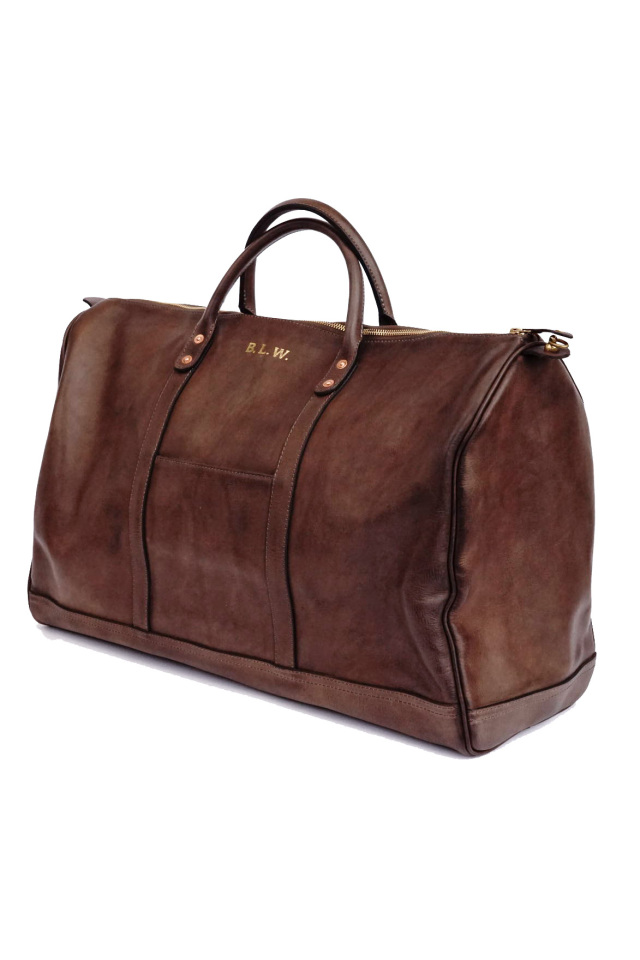 VASCO "LEATHER TRAVEL BOSTON BAG"