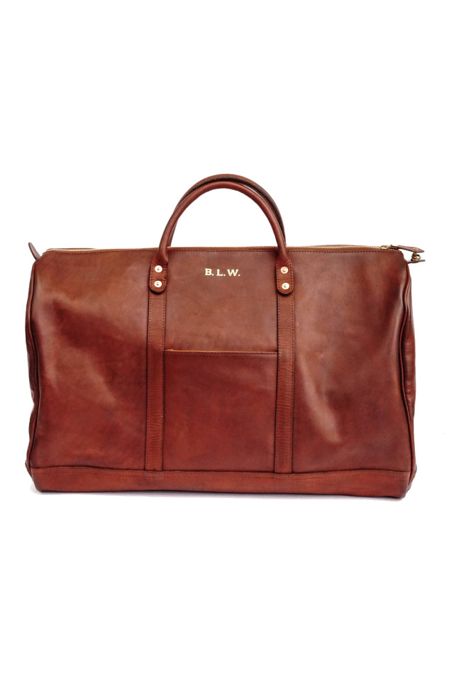 VASCO "LEATHER TRAVEL BOSTON BAG"