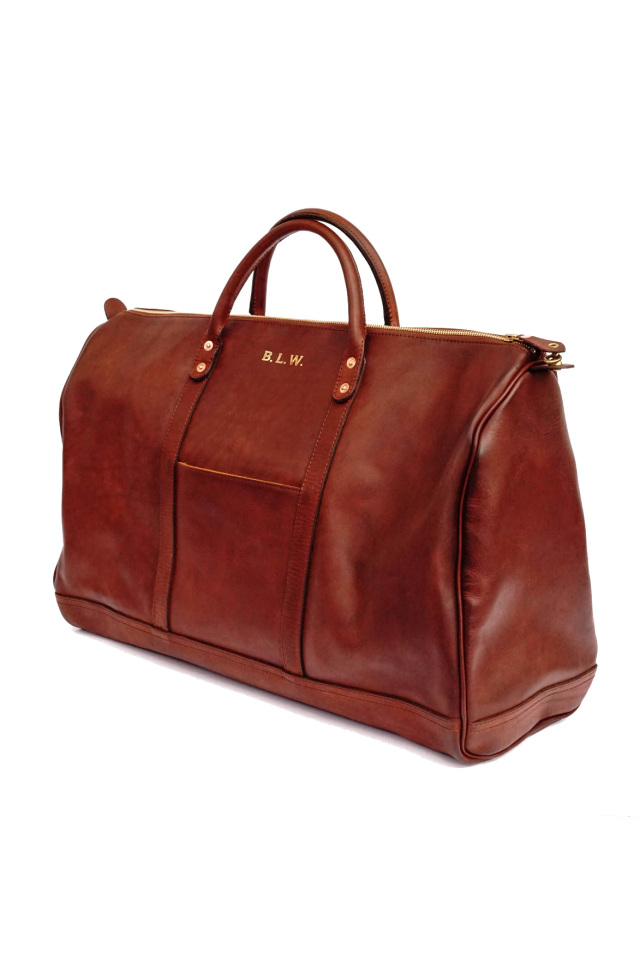 VASCO "LEATHER TRAVEL BOSTON BAG"