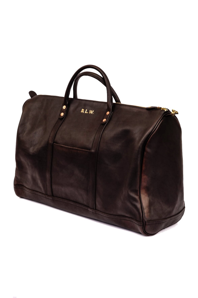 VASCO "LEATHER TRAVEL BOSTON BAG"