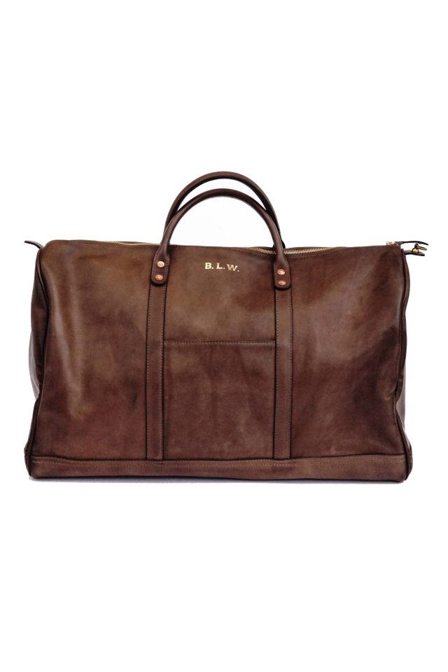 VASCO "LEATHER TRAVEL BOSTON BAG"