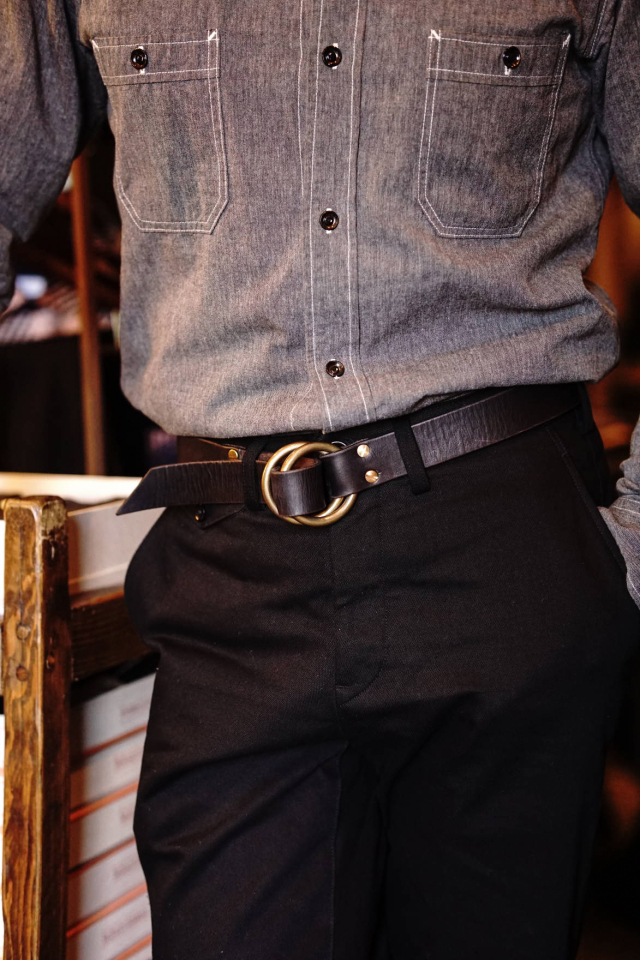 VASCO "LEATHER RING BELT"