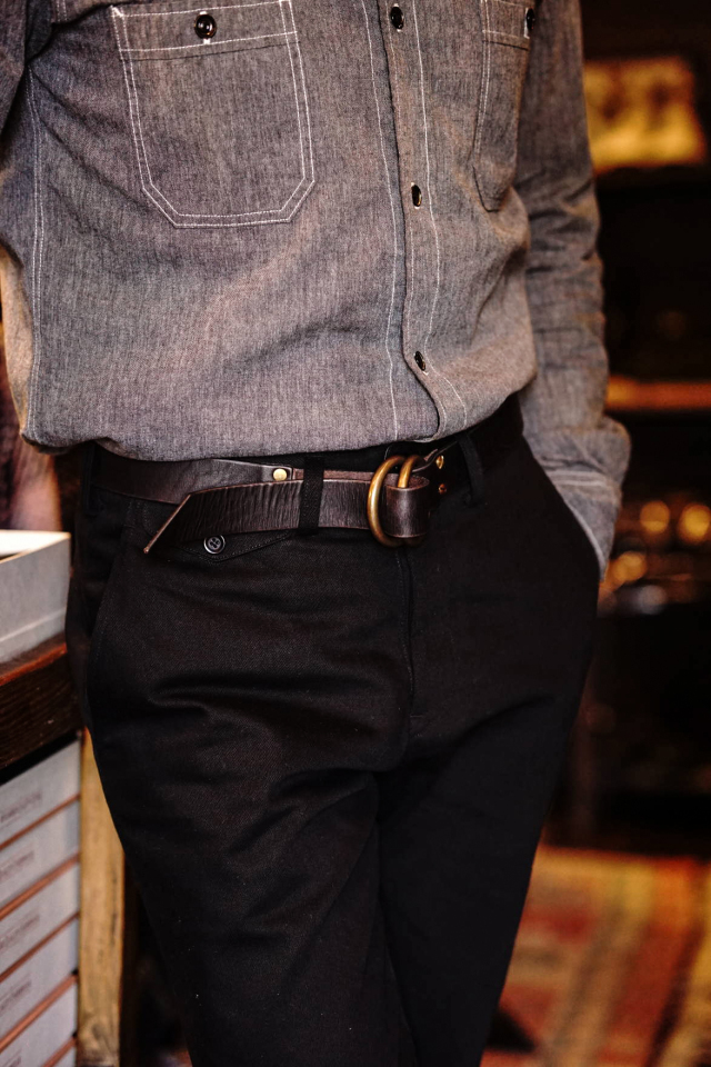 VASCO "LEATHER RING BELT"