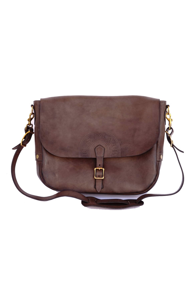 VASCO "LEATHER POSTMAN SHOULDER BAG -LARGE（USMAIL)"