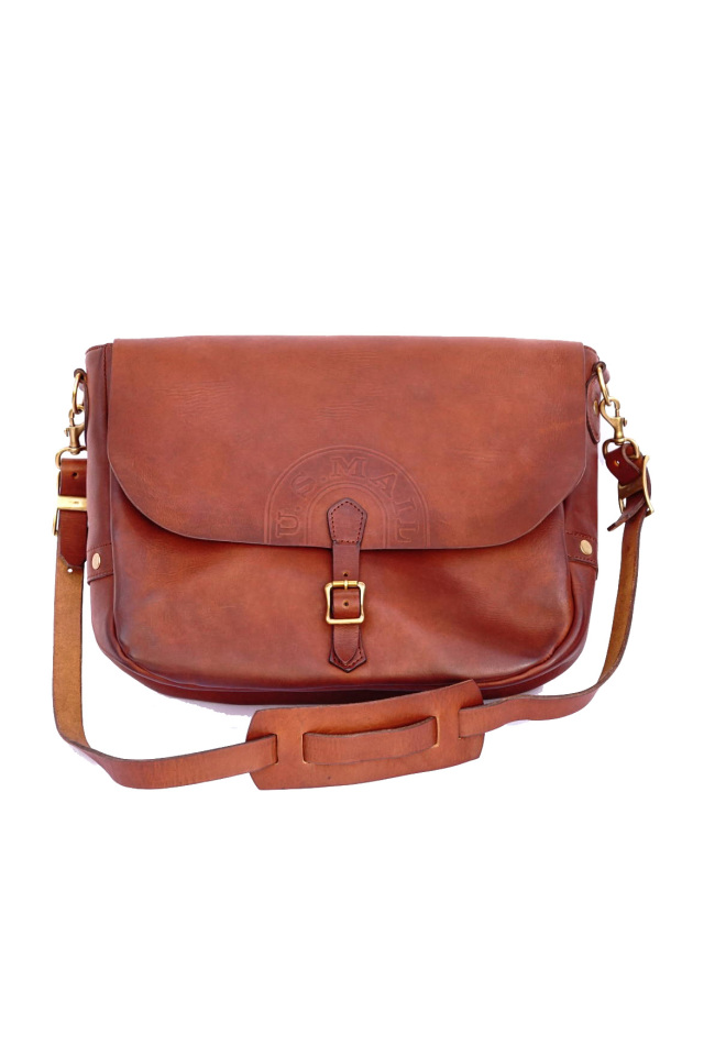 VASCO "LEATHER POSTMAN SHOULDER BAG -LARGE（USMAIL)"