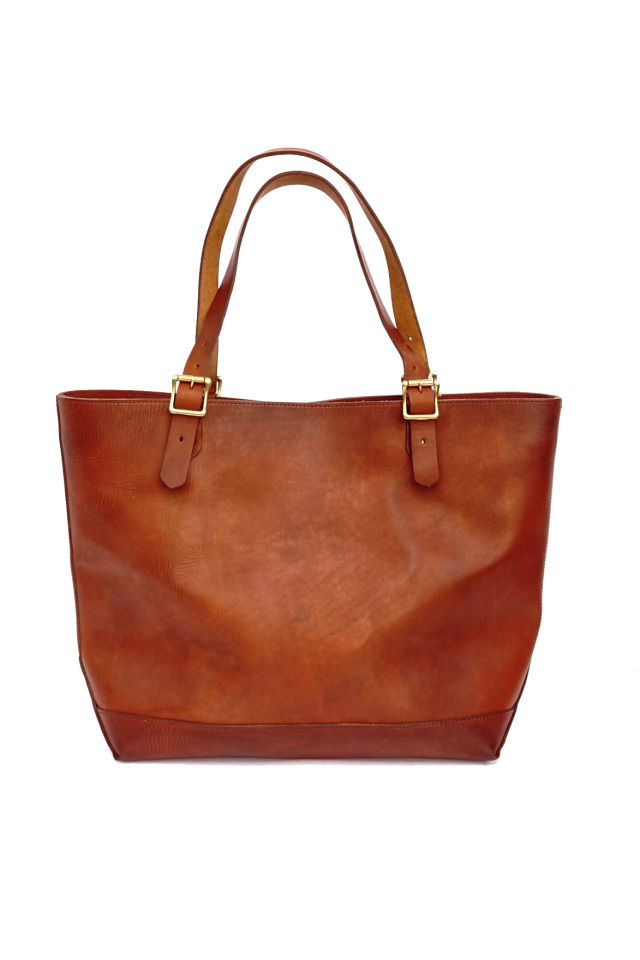 VASCO "LEATHER TRAVEL TOTE BAG -LARGE"