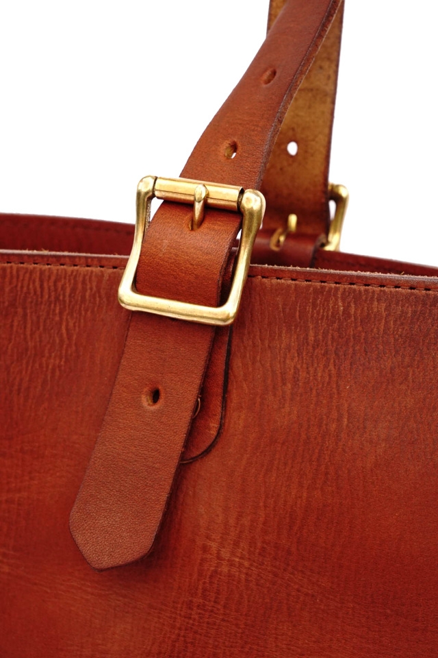 VASCO "LEATHER TRAVEL TOTE BAG -LARGE"