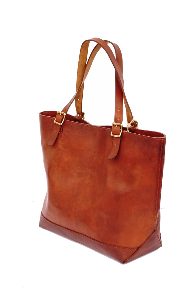 VASCO "LEATHER TRAVEL TOTE BAG -LARGE"