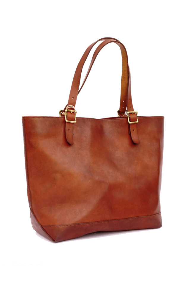 VASCO "LEATHER TRAVEL TOTE BAG -LARGE"