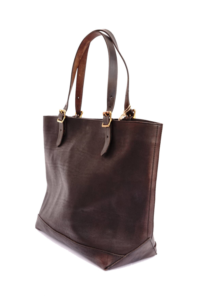 VASCO "LEATHER TRAVEL TOTE BAG -LARGE"