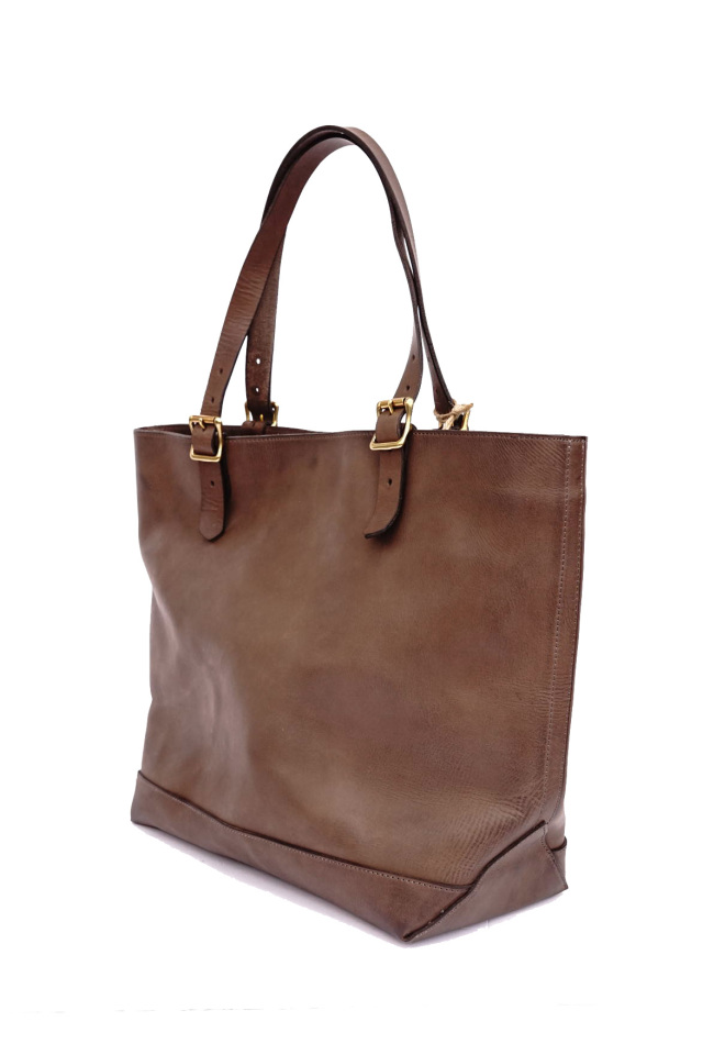 VASCO "LEATHER TRAVEL TOTE BAG -LARGE"