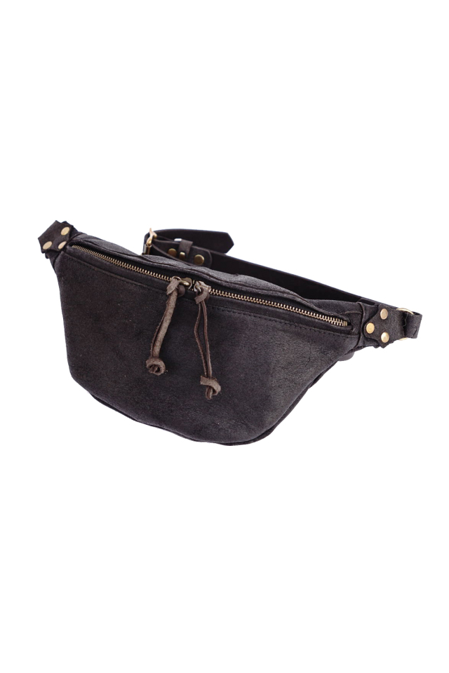 VASCO "LEATHER WAIST BAG -SMALL" ROUGH OUT