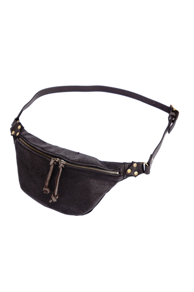 VASCO "LEATHER WAIST BAG -SMALL" ROUGH OUT