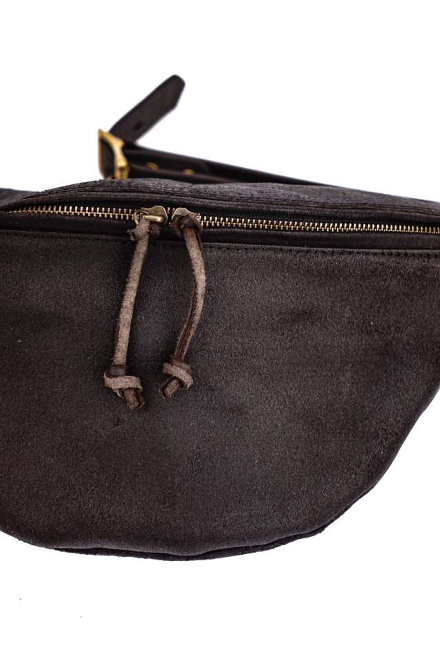 VASCO "LEATHER WAIST BAG -LARGE" ROUGH OUT