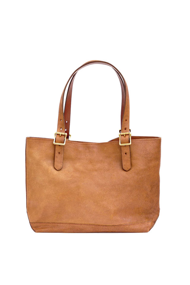 VASCO "LEATHER TRAVEL TOTE BAG -MEDIUM" ROUGH OUT