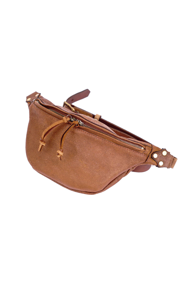 VASCO "LEATHER WAIST BAG -SMALL" ROUGH OUT