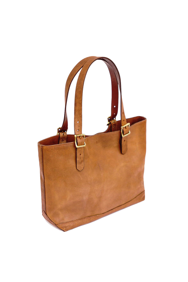 VASCO "LEATHER TRAVEL TOTE BAG -MEDIUM" ROUGH OUT