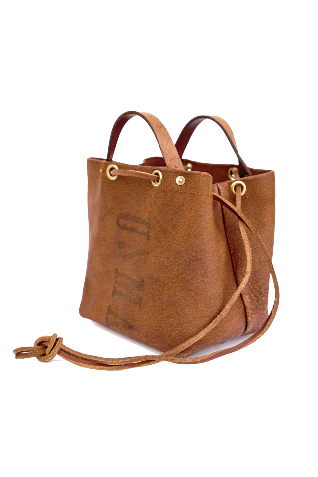 VASCO "LEATHER MAIL PURSE BAG" ROUGH OUT SMALL