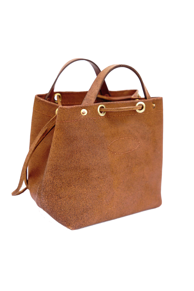 VASCO "LEATHER MAIL PURSE BAG" ROUGH OUT SMALL