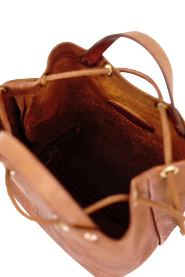 VASCO "LEATHER MAIL PURSE BAG" ROUGH OUT SMALL