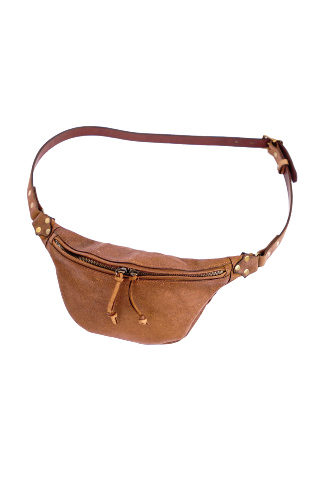 VASCO "LEATHER WAIST BAG -SMALL" ROUGH OUT