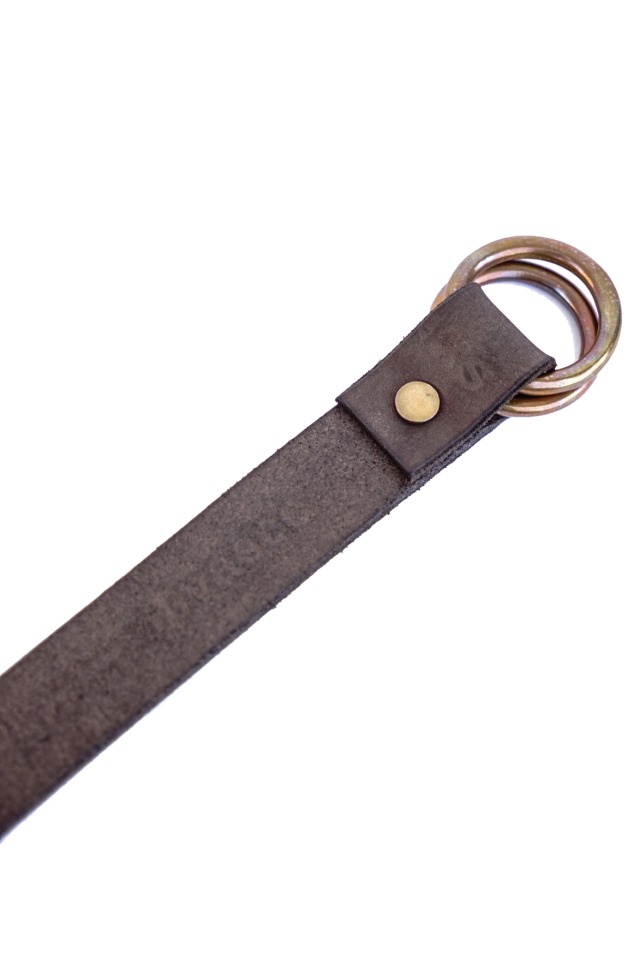 VASCO "LEATHER RING BELT - NARROW"