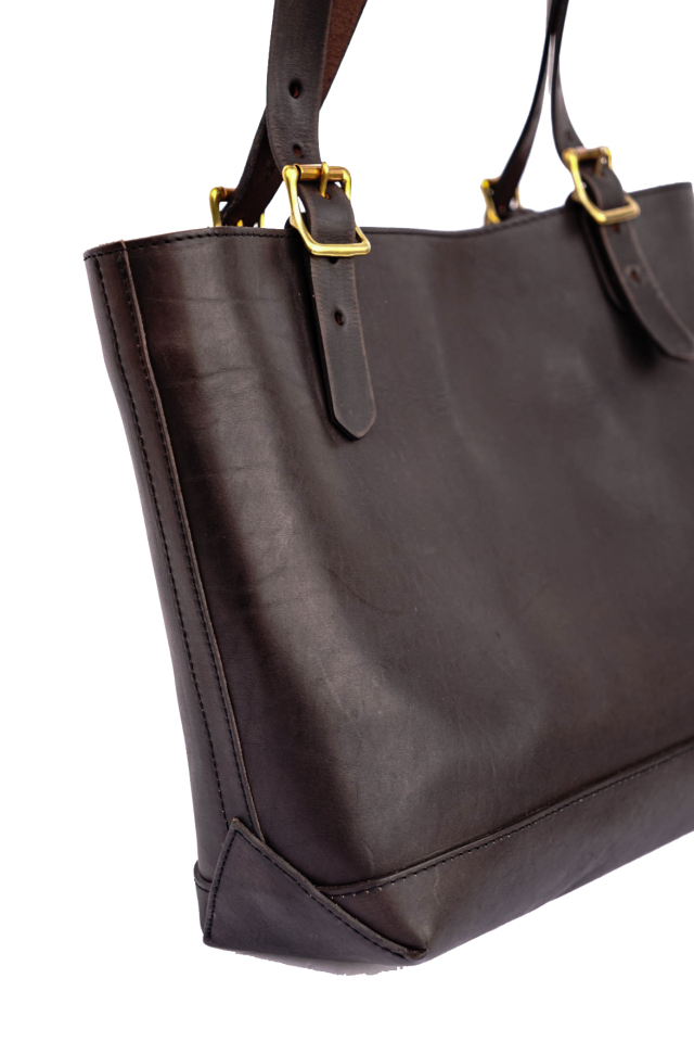 VASCO "LEATHER TRAVEL TOTE BAG -MEDIUM"