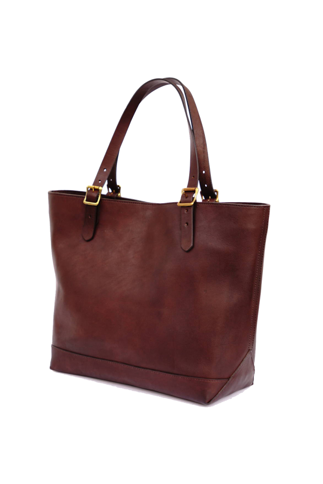 VASCO "LEATHER TRAVEL TOTE BAG -LARGE"