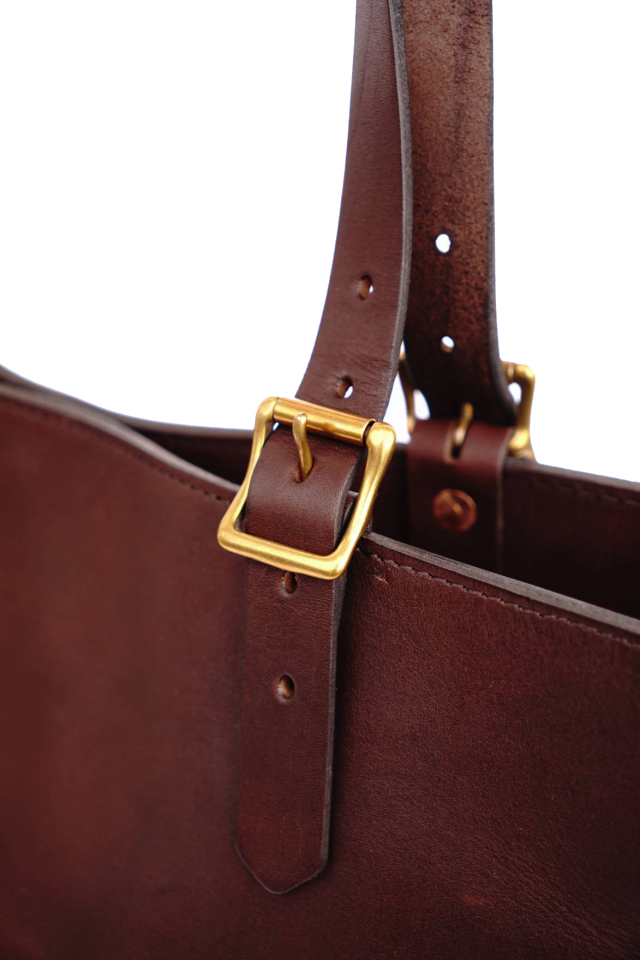 VASCO "LEATHER TRAVEL TOTE BAG -LARGE"
