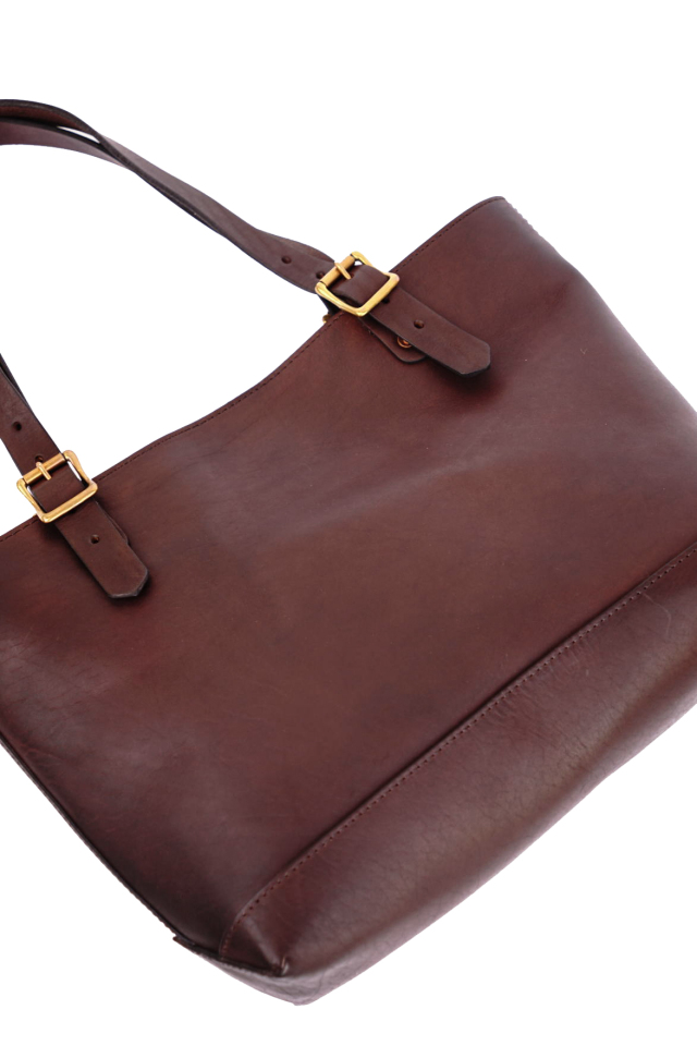 VASCO "LEATHER TRAVEL TOTE BAG -MEDIUM"