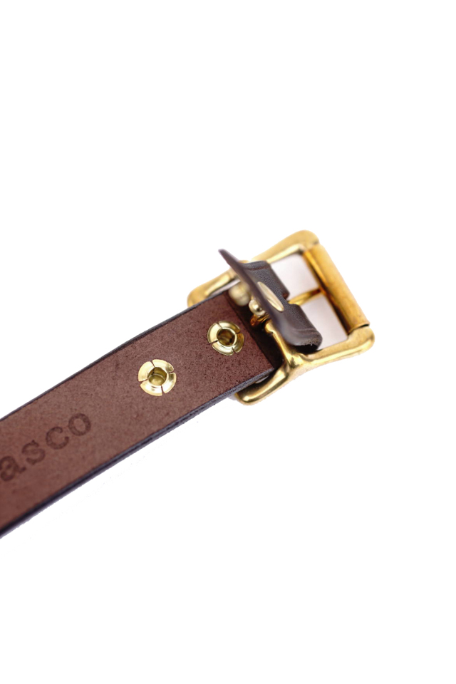 VASCO "LEATHER GARRISON BELT -NARROW"