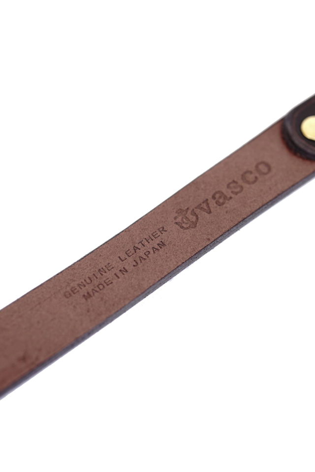VASCO "LEATHER GARRISON BELT -NARROW"