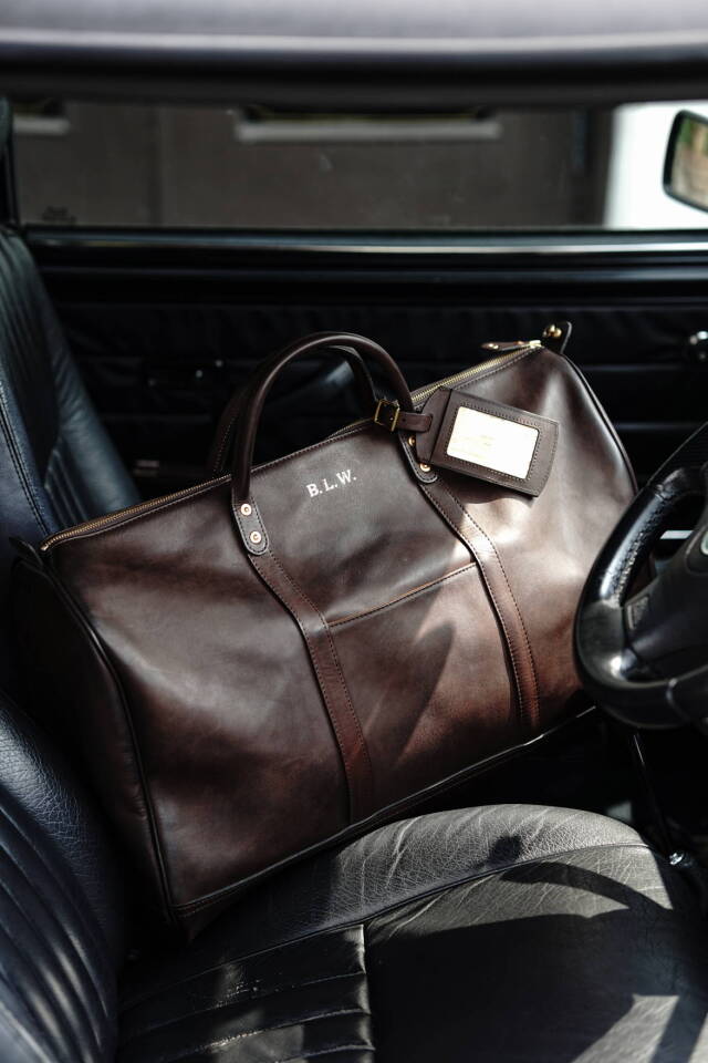VASCO "LEATHER TRAVEL BOSTON BAG"