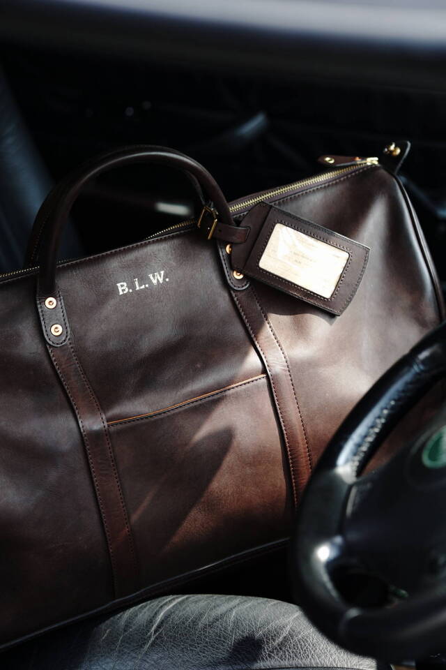 VASCO "LEATHER TRAVEL BOSTON BAG"