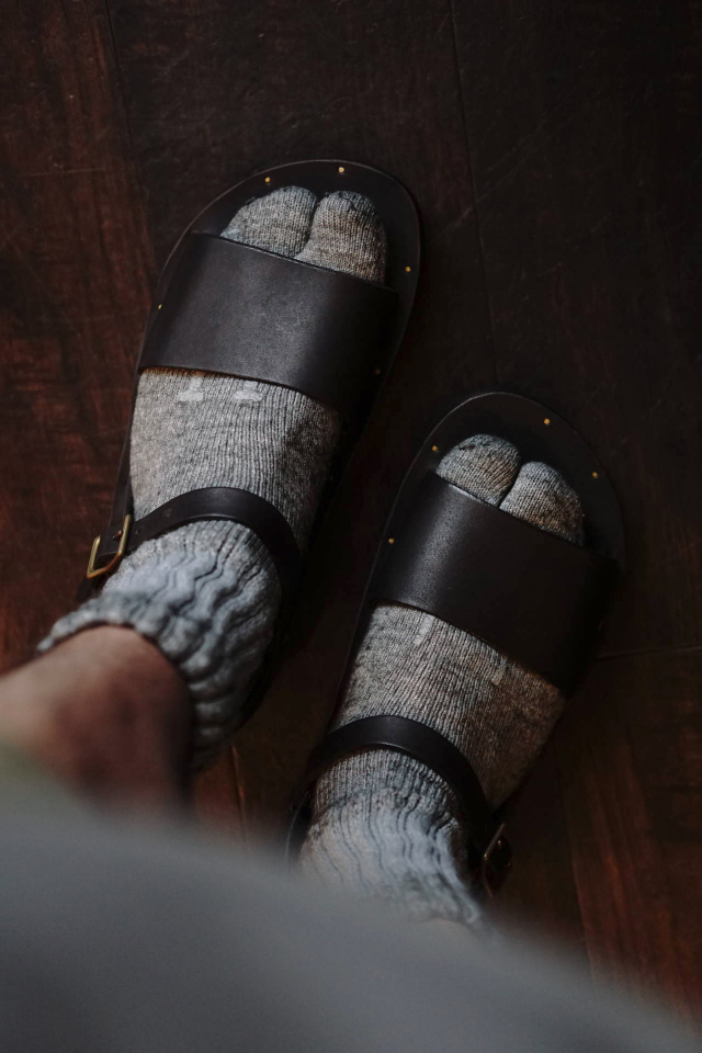 VASCO "LEATHER DESERT SANDAL"